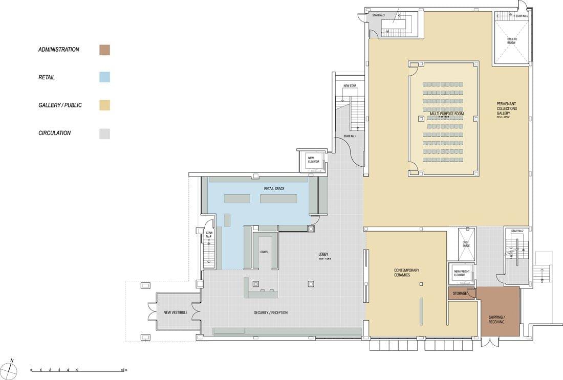 Carte musée Gardiner étage 1