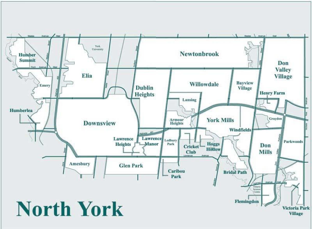 Carte North York