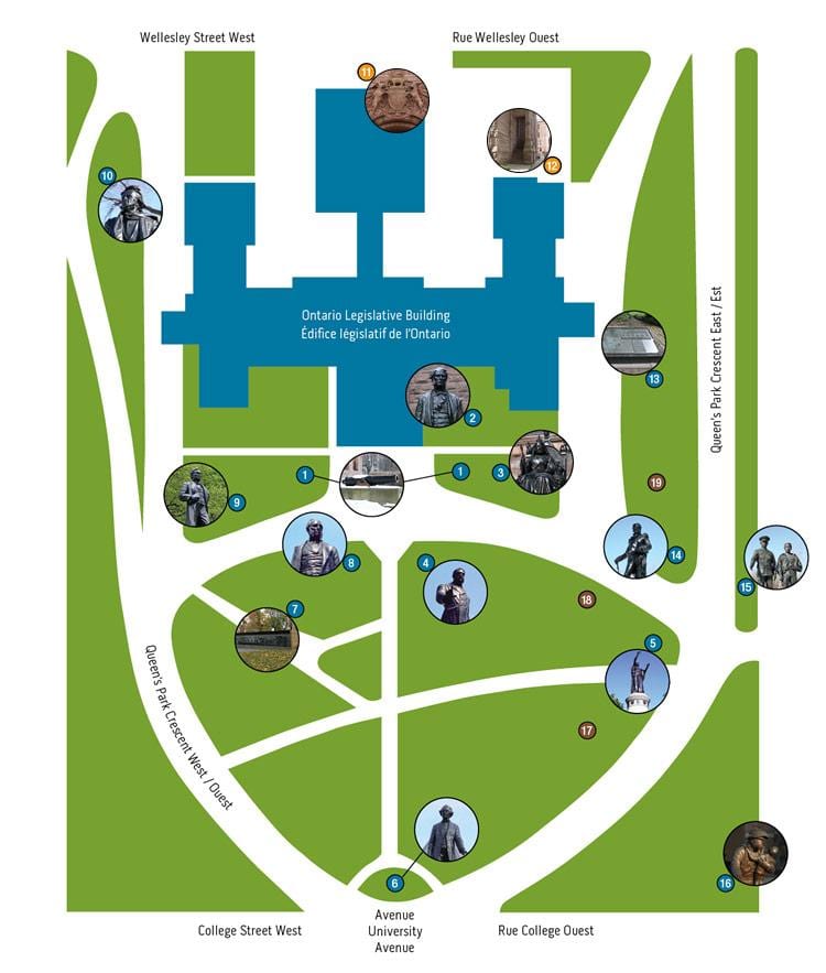 Carte Queen's Park Toronto