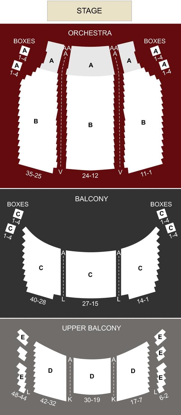 Carte théâtre Royal Alexandra