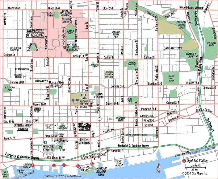 Carte Université de Toronto Canada
