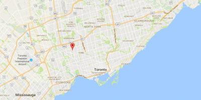 Carte Amesbury district de Toronto