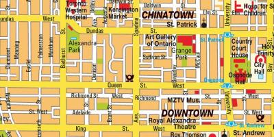 Carte Chinatown Ontario