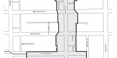 Carte Church-Wellesley Village business Improvement Area Toronto