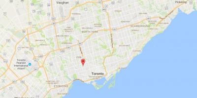 Carte Davenport district de Toronto