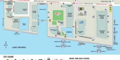 Carte Harbourfront Centre Toronto