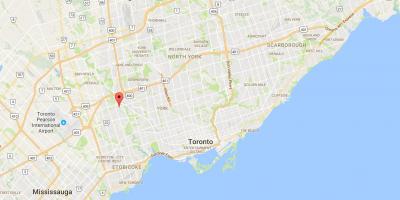 Carte Humber Heights – Westmount district de Toronto