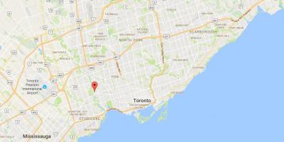Carte Lambton district de Toronto