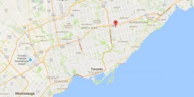 Carte Maryvale district de Toronto