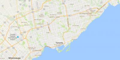 Carte Morningside district de Toronto