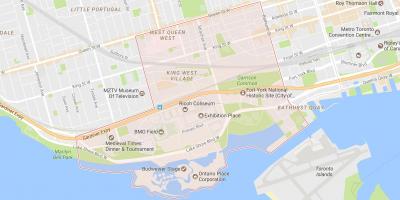 Carte Niagara quartier Toronto