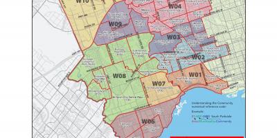 Carte ouest Toronto