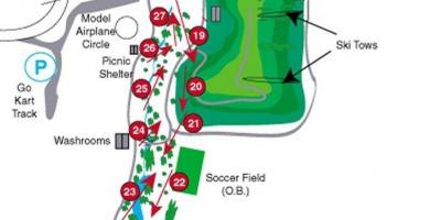 Carte parcours de golf Centennial Park Toronto