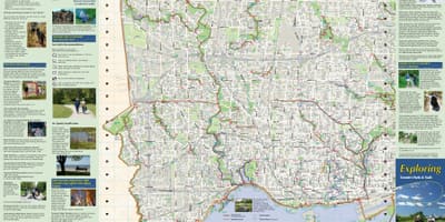 Carte parcs et sentiers pédestres Ouest Toronto