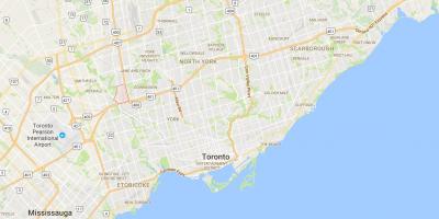 Carte Pelmo Park – Humberlea district de Toronto