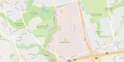 Carte Pelmo Park – Humberlea quartier Toronto