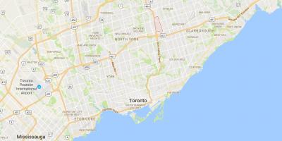 Carte Pleasant View district de Toronto