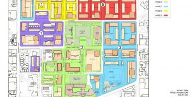 Carte projet revitalisation Regent Park Toronto