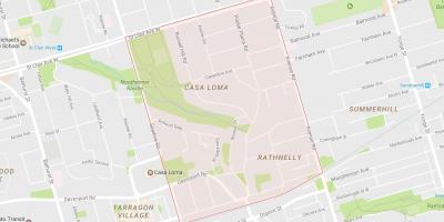 Carte South Hill quartier Toronto
