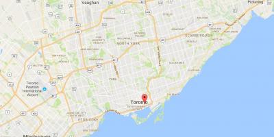 Carte St. Lawrence district de Toronto