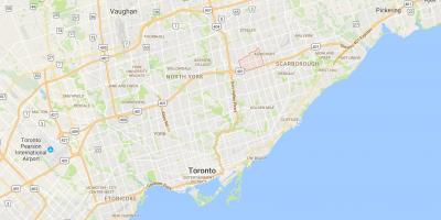 Carte Tam O'Shanter – Sullivan district de Toronto
