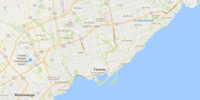 Carte The Peanut district de Toronto
