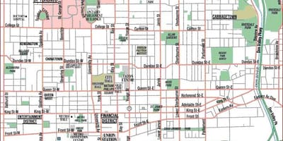 Carte Université de Toronto Canada