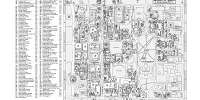 Carte université de Toronto St Georges campus