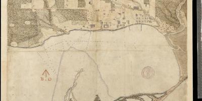 Carte York Toronto premier siècle 1787-1884